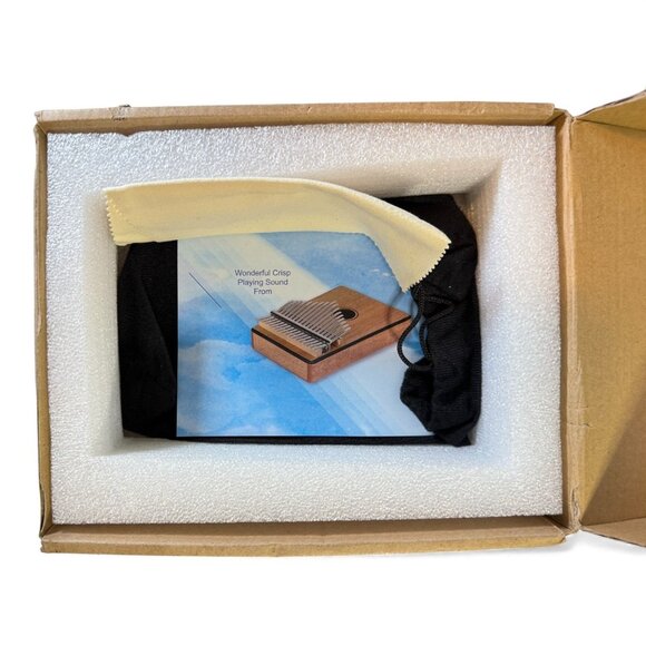 17-Key Mahogany Kalimba Thumb Piano By Hidear With Box & Accessories For Beginne - Picture 2 of 10